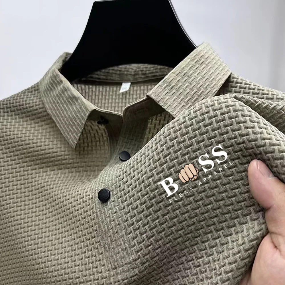 2025New Men's Summer New Letter Brand Printed Tops Fashionable Casual Refreshing Beathable Men's Short-Sleeved Polo Shirt 13 S590a147018ec4cfeb055c320f11c4ddd6