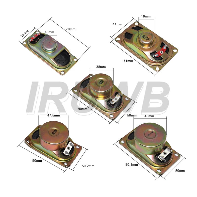 1PCS 4R 8R 5W / 10W LCD 모니터/TV 스피커 혼 4 8옴 5/10와트 ..