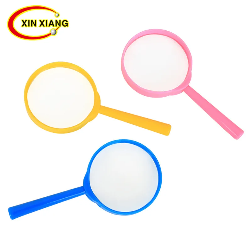 Plastic Children Magnifier 3x Handheld Mini Magnifier Kindergarten