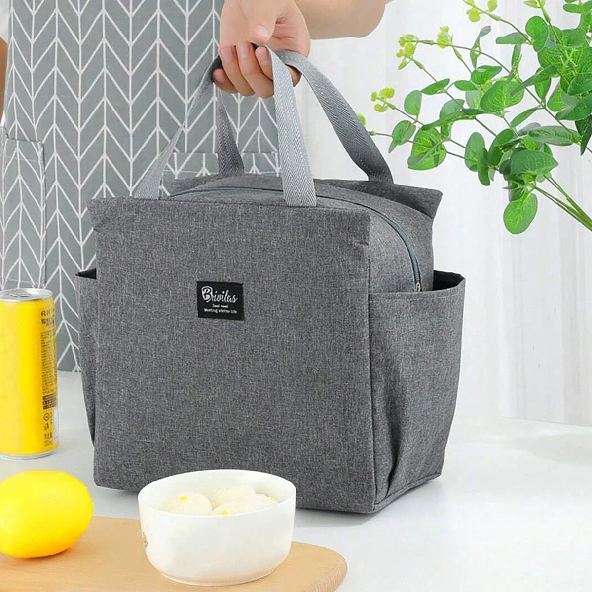 Portable lunch box bag, Insulated, for work and school