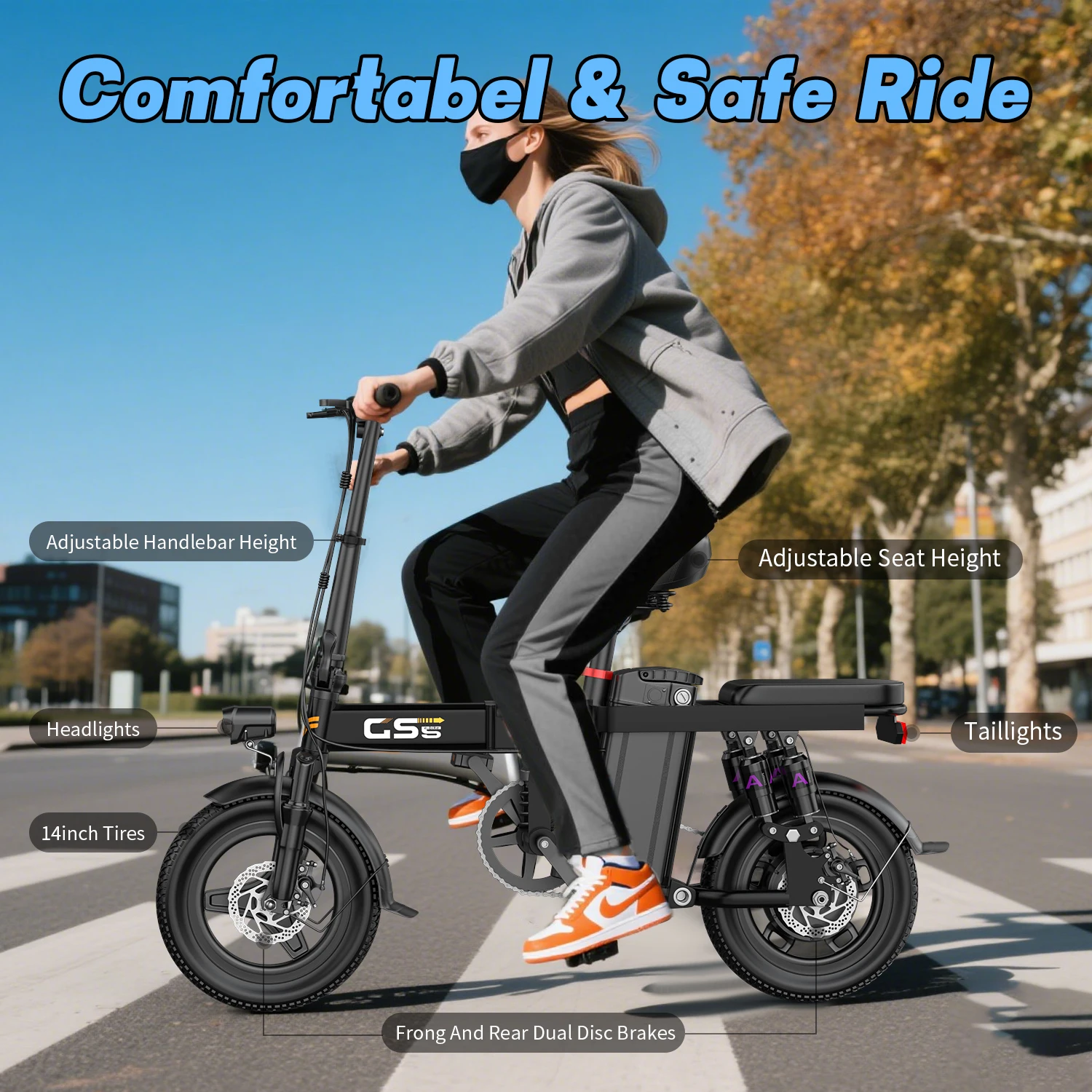 Folding Electric Commuter Bike 5