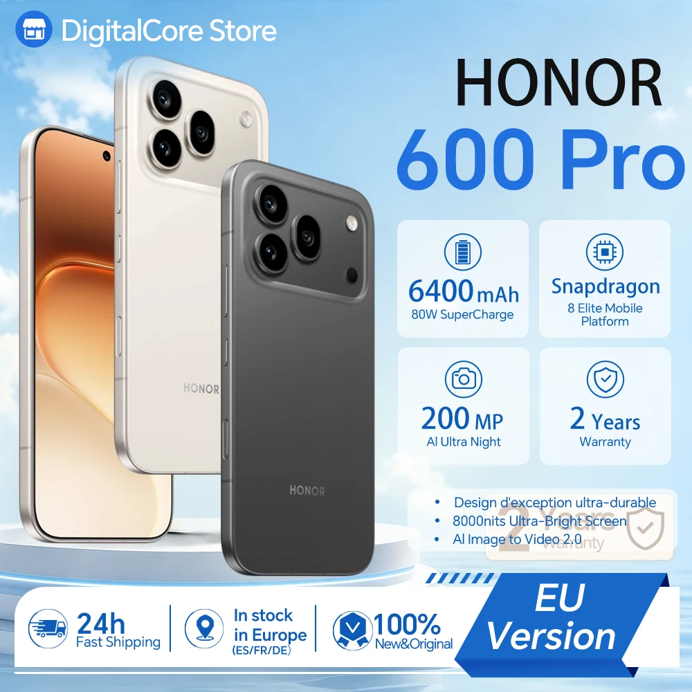 Smartfon HONOR 600 Pro z EU za $687.29 / ~2549zł