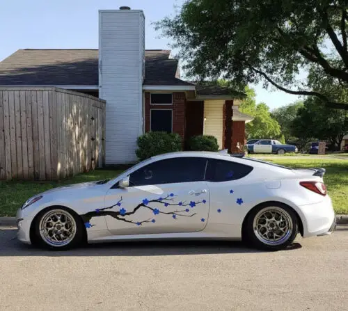 

Sakura большой вырезанный лист Livery Sticker Pack JDM тюнер Автомобильный винил (с обеих сторон) 180 см