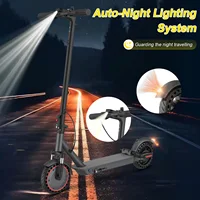 AOVOPRO LP10 500W Scooter électrique 42V 10.5Ah 35 KM/H 35KM longue portée 10 pouces avec Absorption des chocs scooter pliable intelligent 6