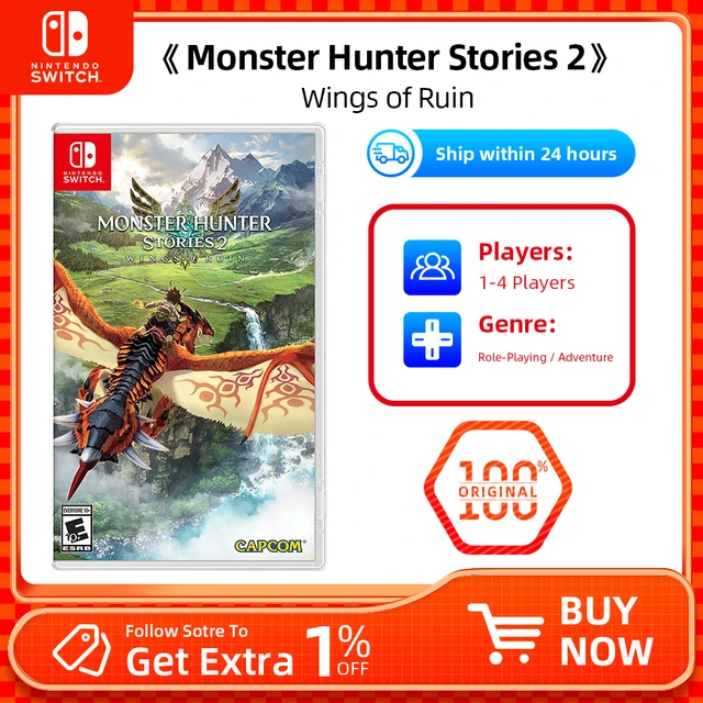 Monster Hunter Rise Nintendo Switch Game Deals 100% Oficial Original de  Cartão de Jogo Físico Gênero de Ação para Switch OLED Lite - AliExpress