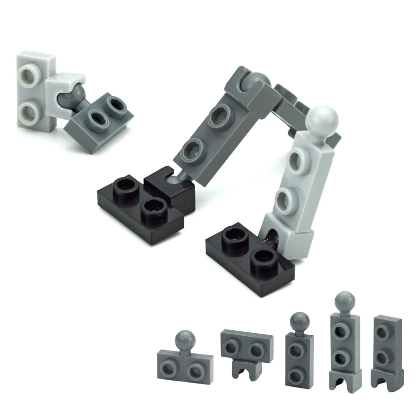 MOC 기술 부품 빌딩 블록 구멍 수평 벨트 작은 공 기본 조인트 14417 14418 14419 14704 22890 DIY 벽돌 장난감