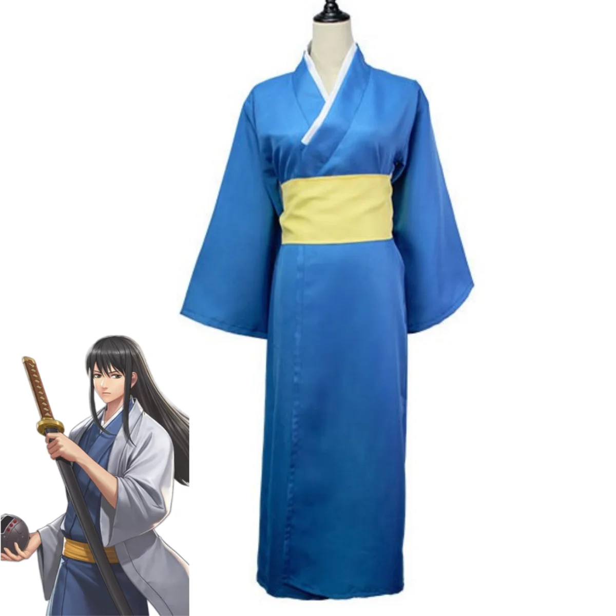 Gintama Gintoki Sakata Yukata Cosplay Costume