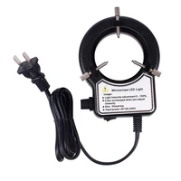 Adjustable Black or White LED Ring Light Illuminator Lamp For Industry Stereo Video Camera Trinocular Microscope Lens Magnifier 2