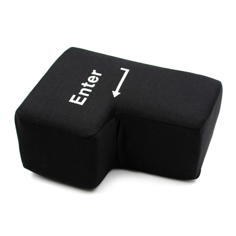 안티 스트레스 컴퓨터 거대한 Enter 키 큰 USB 키보드 환기 버튼 베개 데스크탑 스트레스 릴리버 쿠션