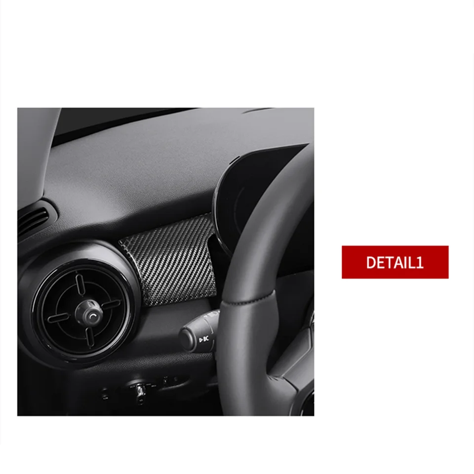 Sticker Binnenbekleding Koolstofvezel Stijl Auto Multimedia