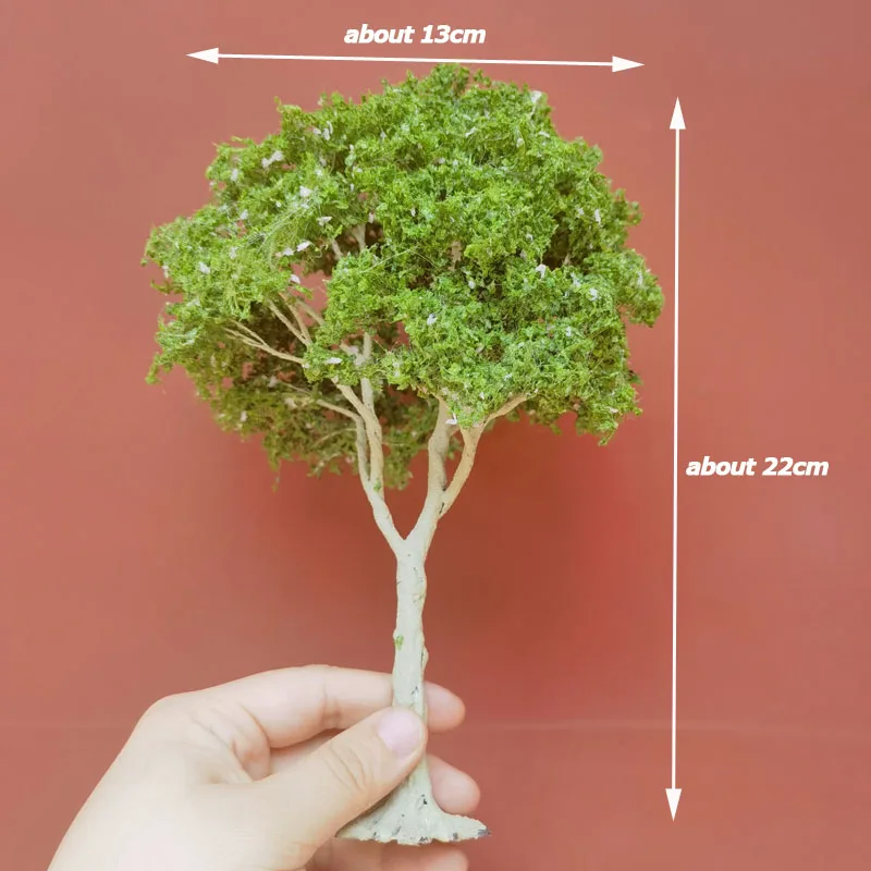 BESPORTBLE 8pezzi Miniature Tree Models Per Decorazioni Di Paesaggi e Per Modellismo e Creazioni Artistiche Ambienti Ristrette