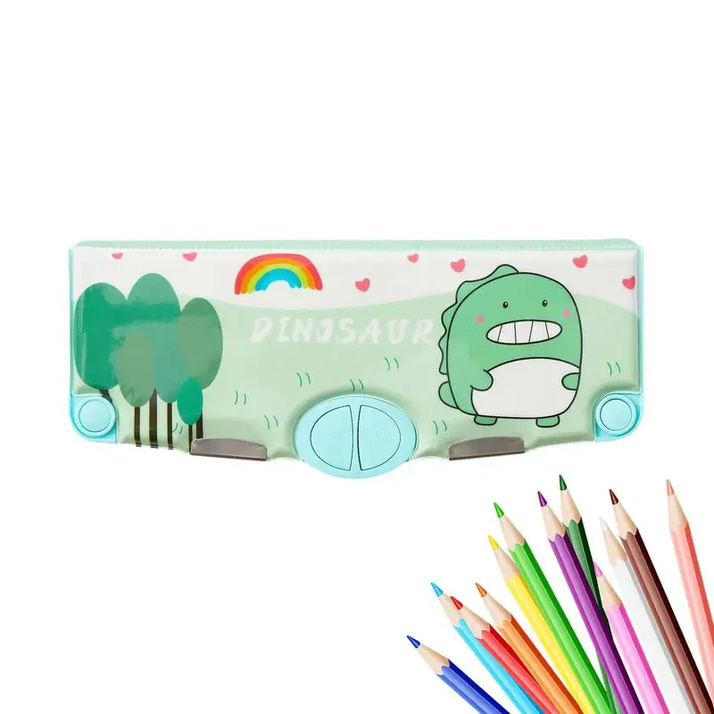 

Pop Out Pencil Case Cartoon Deformed Multifunction Stationery Organizer Box Astronaut Dinosaur Cat Pencil Case Pen Holders