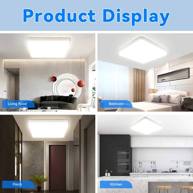CY Square Led Ceiling Lamp For Kitchen Living Room