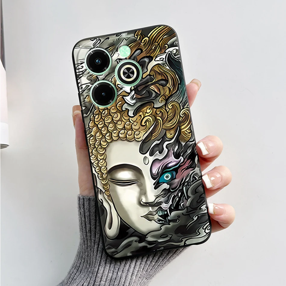 Fashionable Marble Black Silicone Soft Phone Case – Stylish Protective Back Cover s