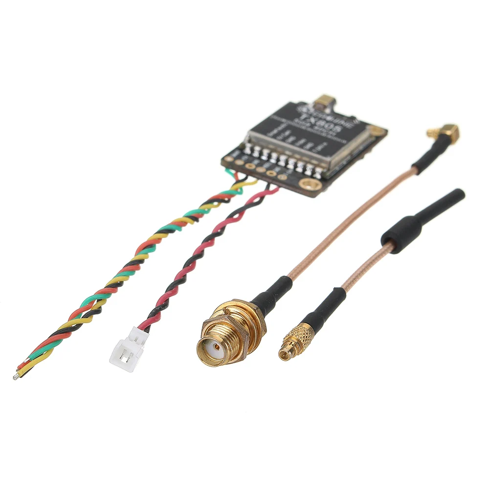 Eachine TX805 installé sur un drone FPV avec antenne MMCX connectée