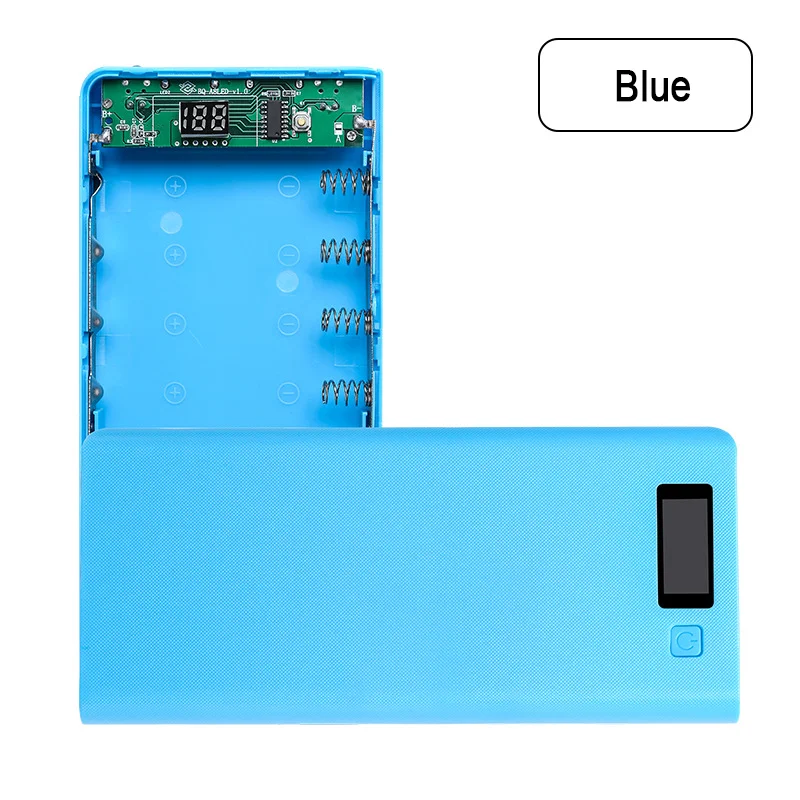 Portable Dual USB Power Bank Battery Holder Case for Mobile Phone