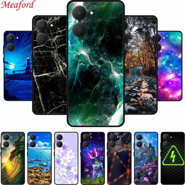 Astronaut Case For VIVO Y36 5G 2023 Electroplating Soft Silicone Phone Case  For VIVO Y 36 Y27 Cute Bracket Back Cover Funda - AliExpress