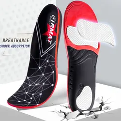 Premium Orthopedic Sport Insoles with PU Gel and Breathable Arch Support - EU38-40(260mm) (Black)