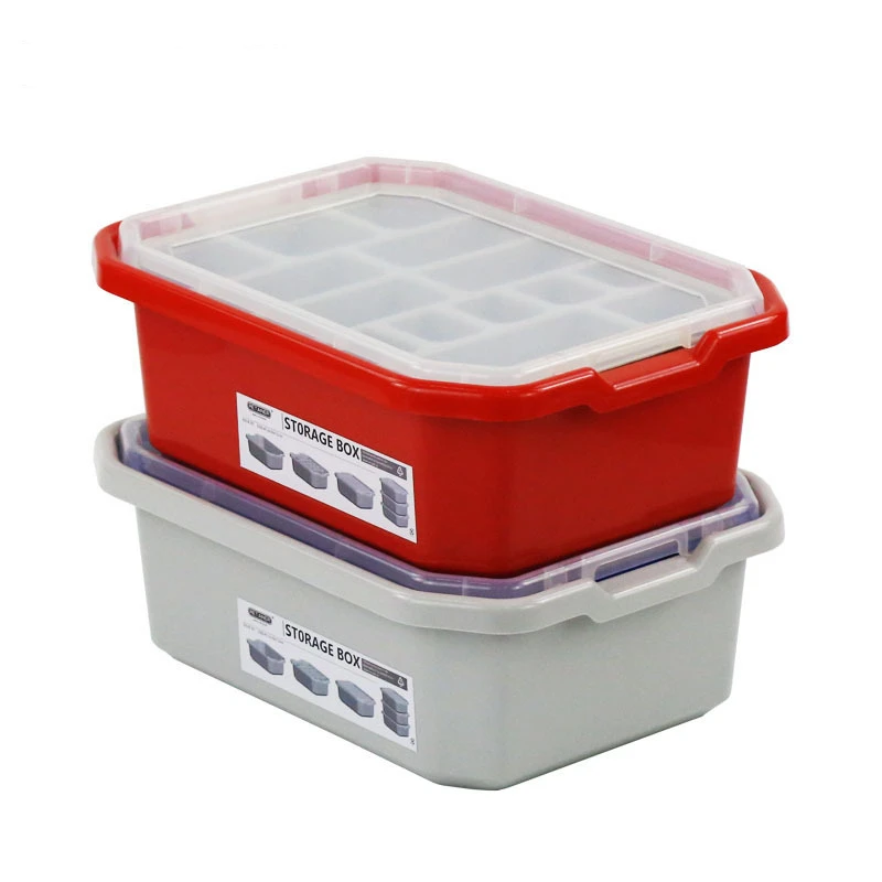 Lego Storage Organization Bins with Lids, Stackable Plastic Containers with Cover, Classrooms & Home, Girls & Boys