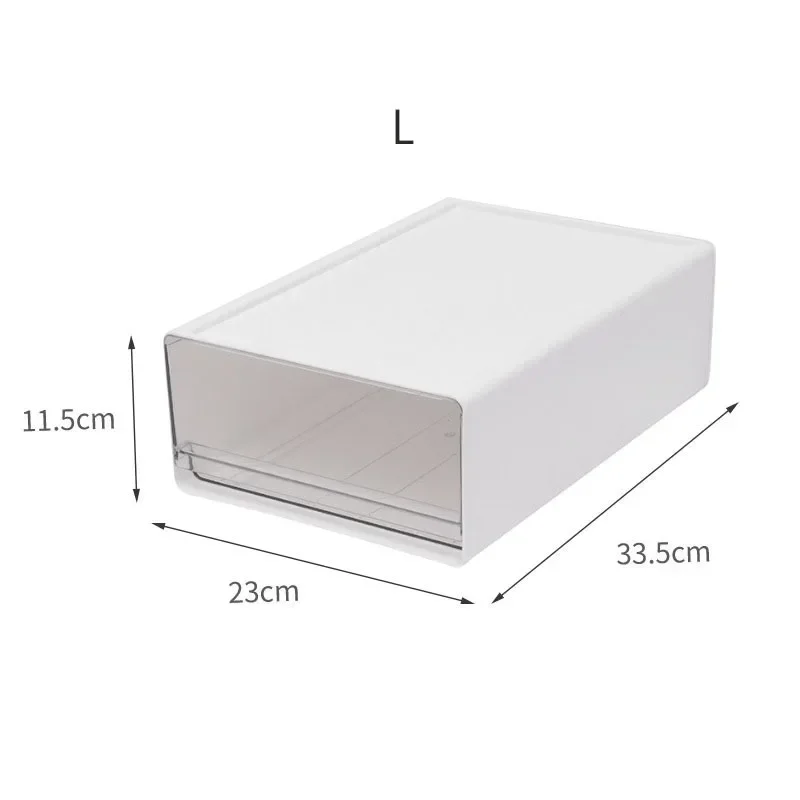 Storage Box Organizer Drawers Desktop Transparent Plastic Office File Storage Boxes Stackable Combination Organizer Cabinet