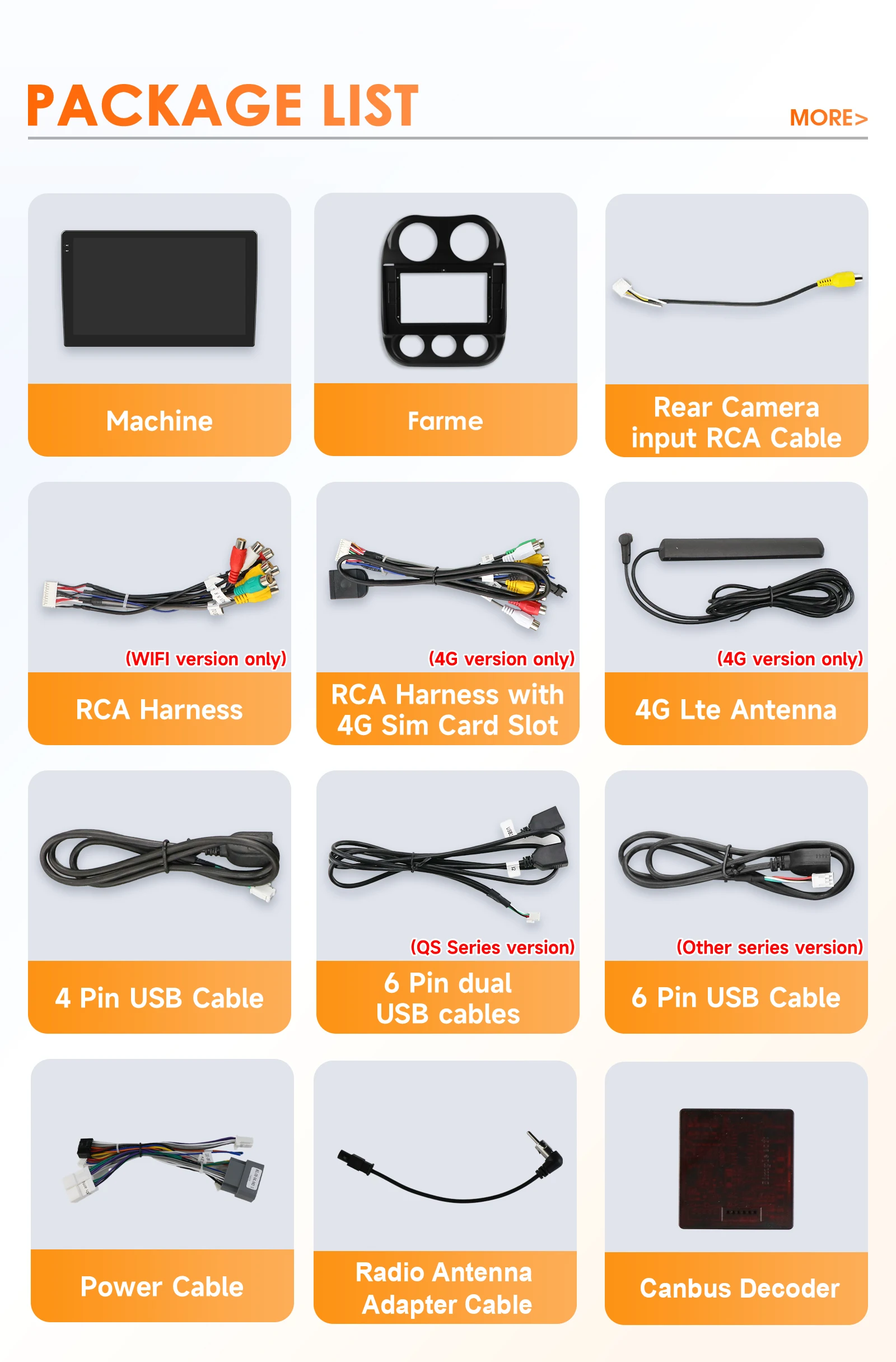 Radio para Auto con Carplay y Android Auto para Jeep Compass Patriot 2011-2017, Multimedia 4G, 8 Núcleos, Autoradio, Cámara 360, GPS, Sistema Inteligente 5