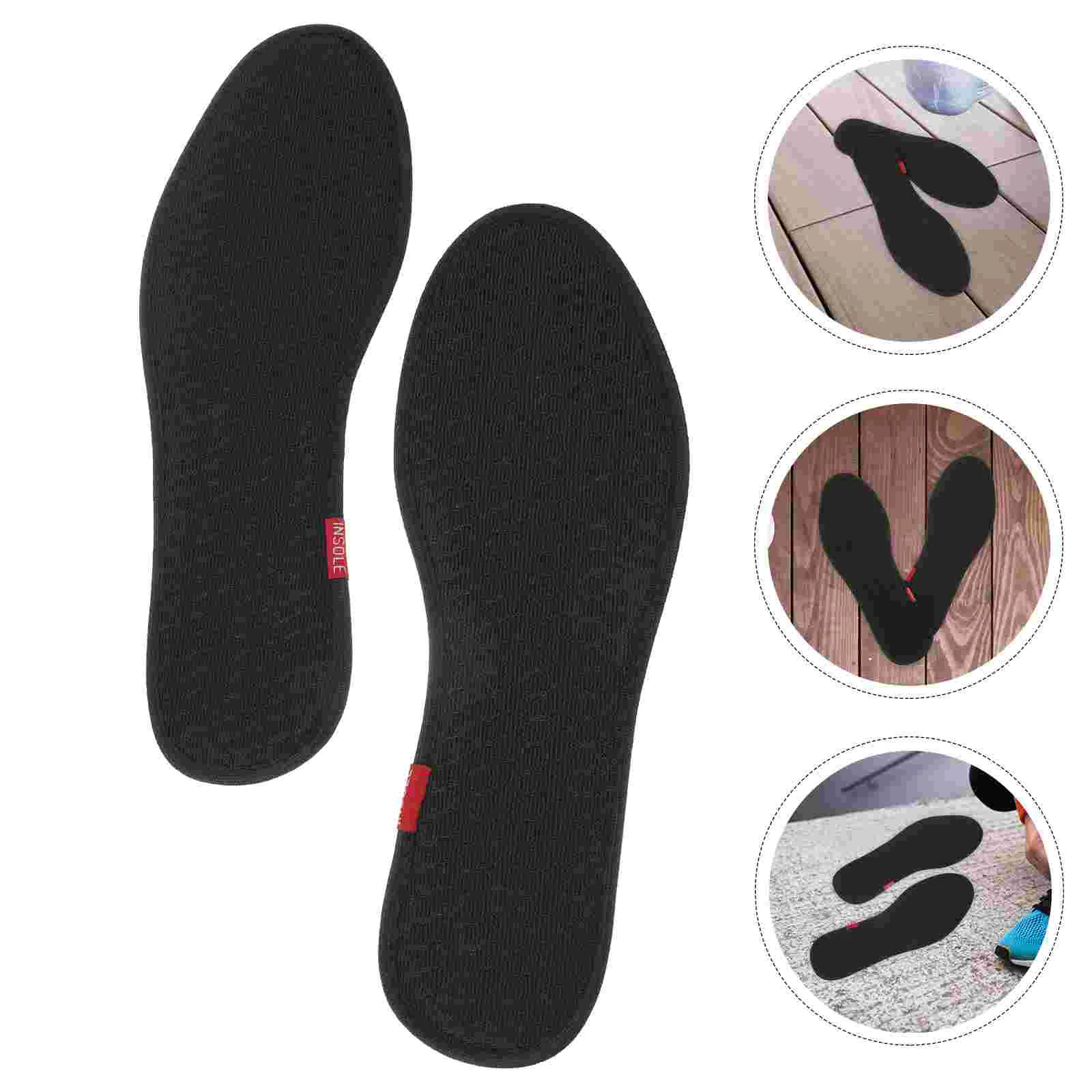 

Inserts for Women Pad Shoe Insoles Shoes Inner Pads Replaceable Charcoal Barefoot