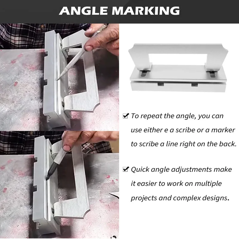 NONY Magnetic Bevel Jig Fits for Knife Making Grinding Steel for Grinding and Sharpening Metal Welders