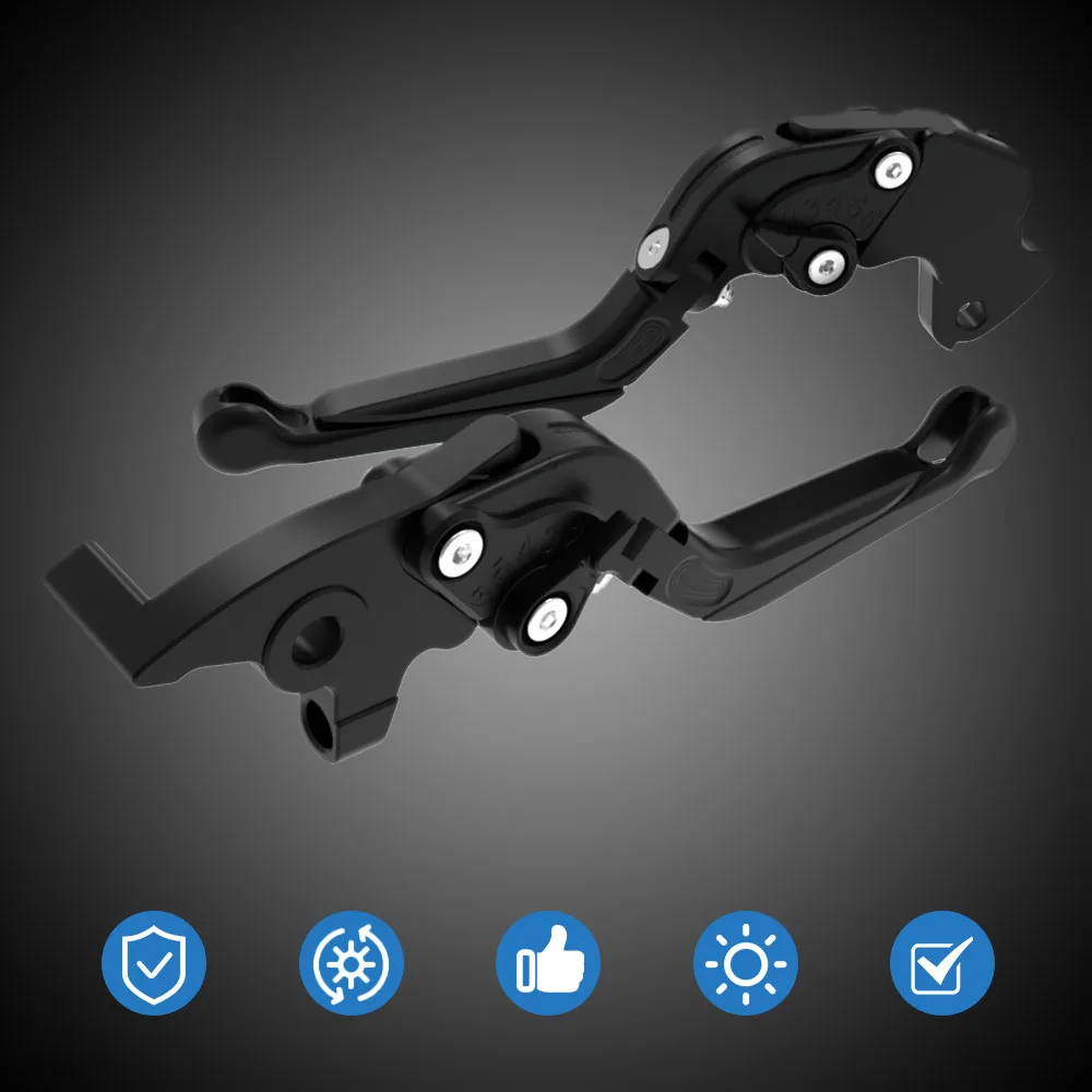 GSX-8S GSX-R1000 R600 SRAD 750 SRAD GSX-S950 GSX-S750 오토바이 CNC 브레이크 클러치 레버, 조절 가능한 접이식 확장형