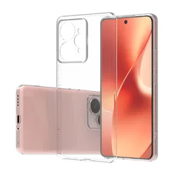 Ultra Thin Soft TPU Transparent Phone Case with Camera Lens Protection and Clear Back Cover for Realme 15 Pro (Transparent)