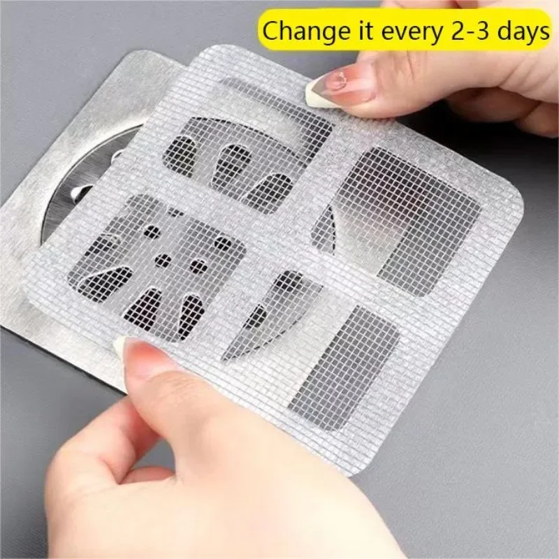 20PCS Disposable Home Anti-Clogging Filter Net Bathroom Hair Filter Sticker Insect Proof Floor Drain Sticker Sink Hair Catcher sink filter,sink strainer,floor drain sticker,floor drain filter,hair drain catcher,hair drain filter,floor drain hair catcher,drain hair catcher,floor drain hair filter