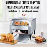 Electric Conveyor Toaster Commercial Chain Toast Bread Oven Automatic Chain Toaster Crawler Bread Machine Bread Machine 1