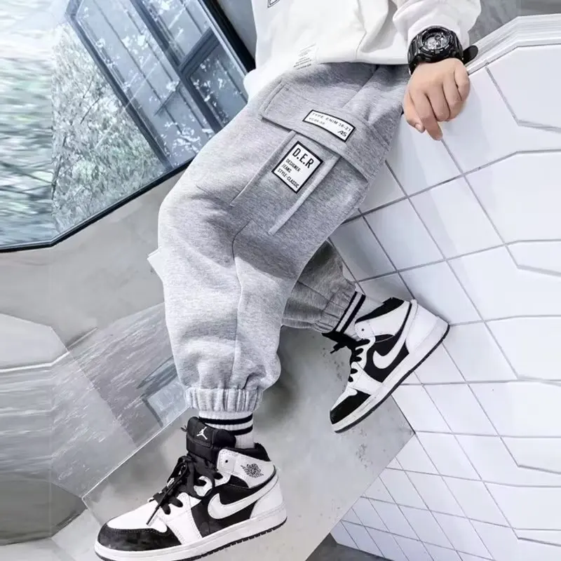 Boys Cargo Pants for 110-170cm Teenage for Boys Pants