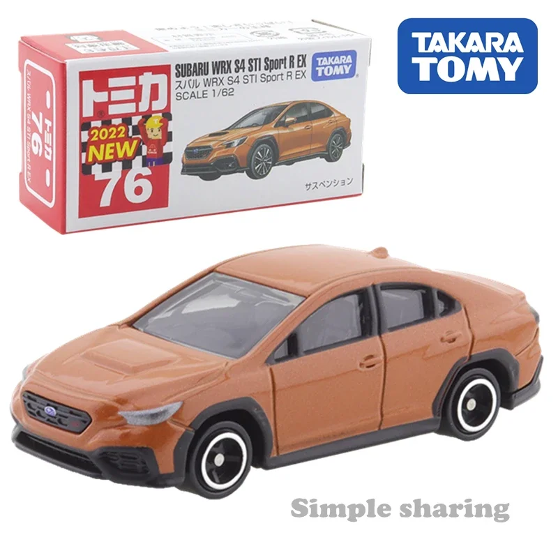 

Takara Tomy Tomica No.76 Subaru WRX S4 STI Sport R EX 1/62 металлическая модель автомобиля