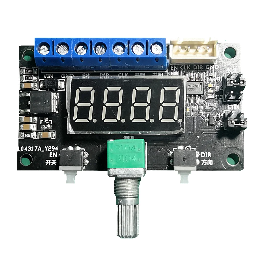 12V 24V Stepper Motor Driver Controller Stepper Motor Pulse Pwm Signal Generate Module Motor Speed Frequency Direction Control