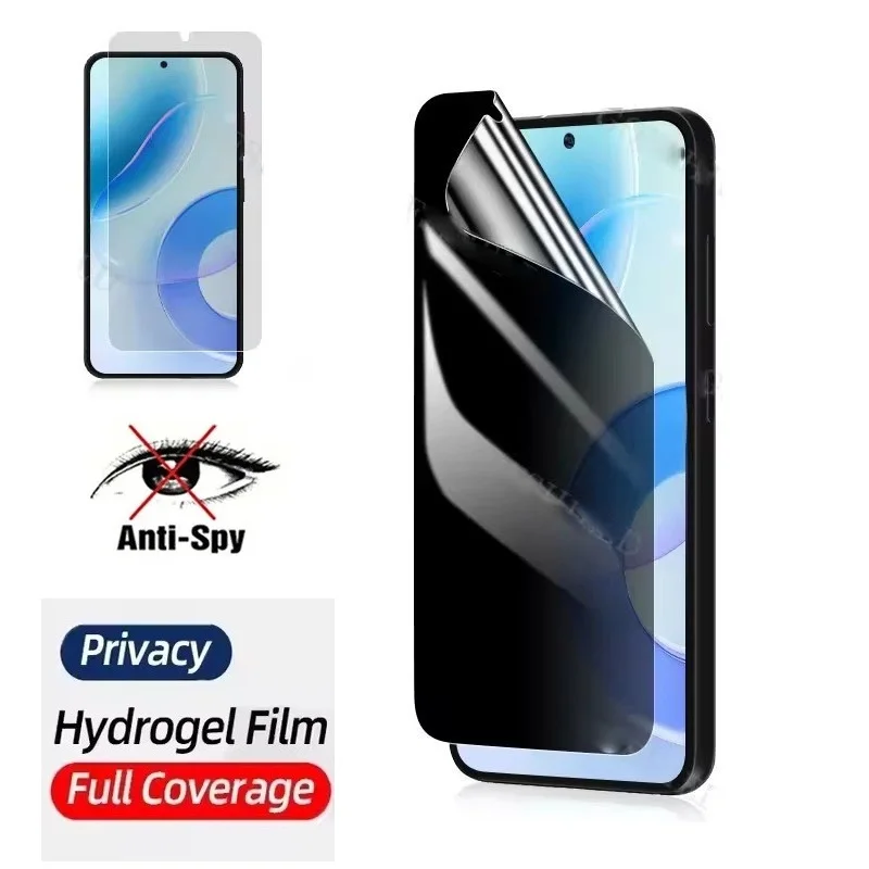 

Антишпионская Гидрогелевая пленка для Vivo Y12G Y12S 2021 Y15A Y15C Y15S Y16/Y16 4G Y20A Y20G Y20T Y21, защитная пленка для экрана