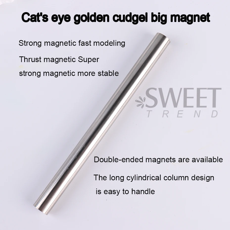 Strong Wide 9D Magnetic Board Cat Double Head UV Gel Line Strip Multi-function Magnet Board Polish Varnish Magic Nail Art Tool magnetic nail art tools magnetic nail tools