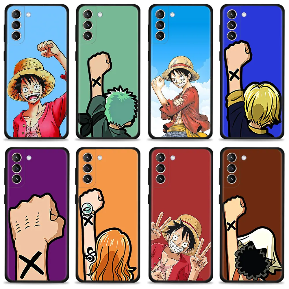 One Piece Fight Cellphone Cover For Samsung Galaxy S22 S21 S20 FE Ultra S9 S10 Plus S10e S8 Note 10Plus 20Ultra Phone Case |