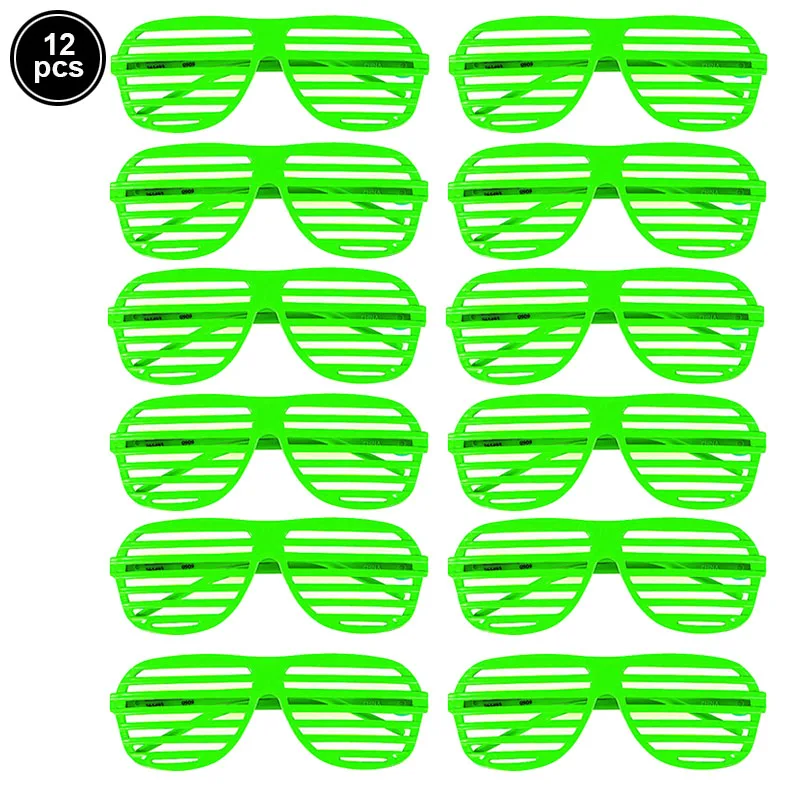 Fluorescent Green Neon Party Balloons - UV Glow Birthday Decorations Set