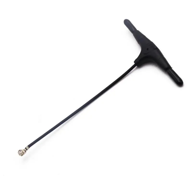 Antenne ELRS T-Type 2.4G & 915MHz IPEX-1/4 avec connecteur IPEX, adaptée au récepteur drone FPV
