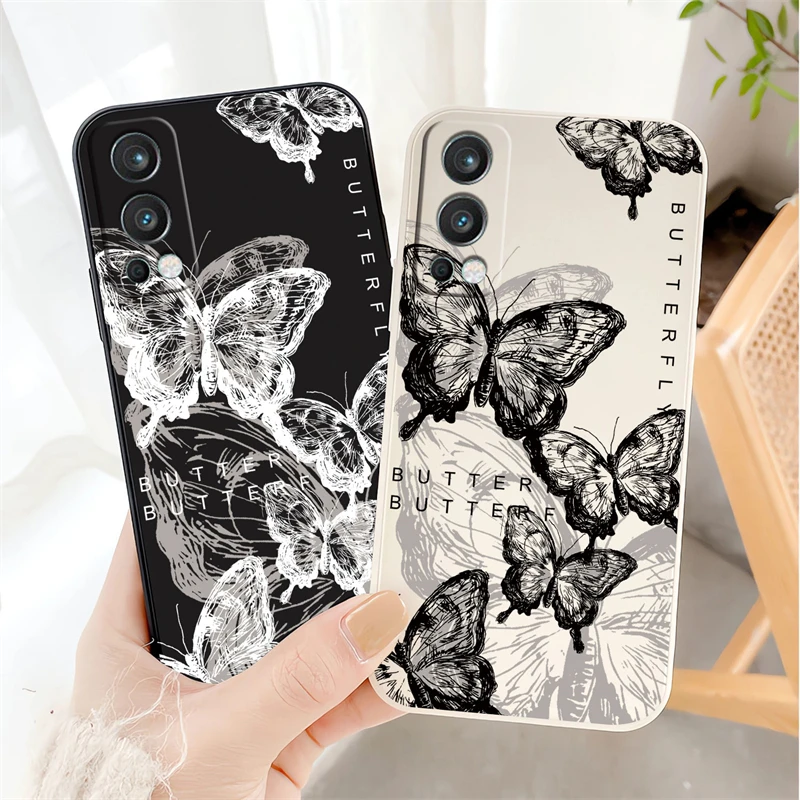 Butterfly Pattern Soft Silicone Shockproof Phone Case