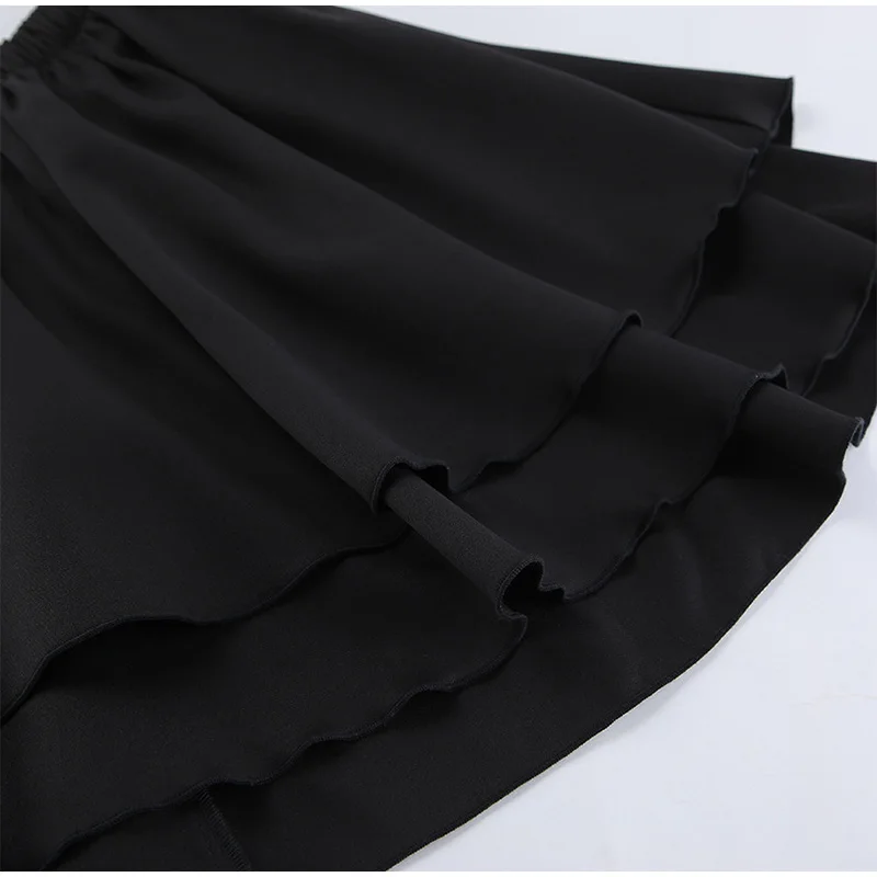 Frauen Rock Anzug Chic Revers Einreiher Volle Hülse Mäntel Lose Taille Mini Röcke Set Weibliche Frau Party Abend Outfits – Detail 17