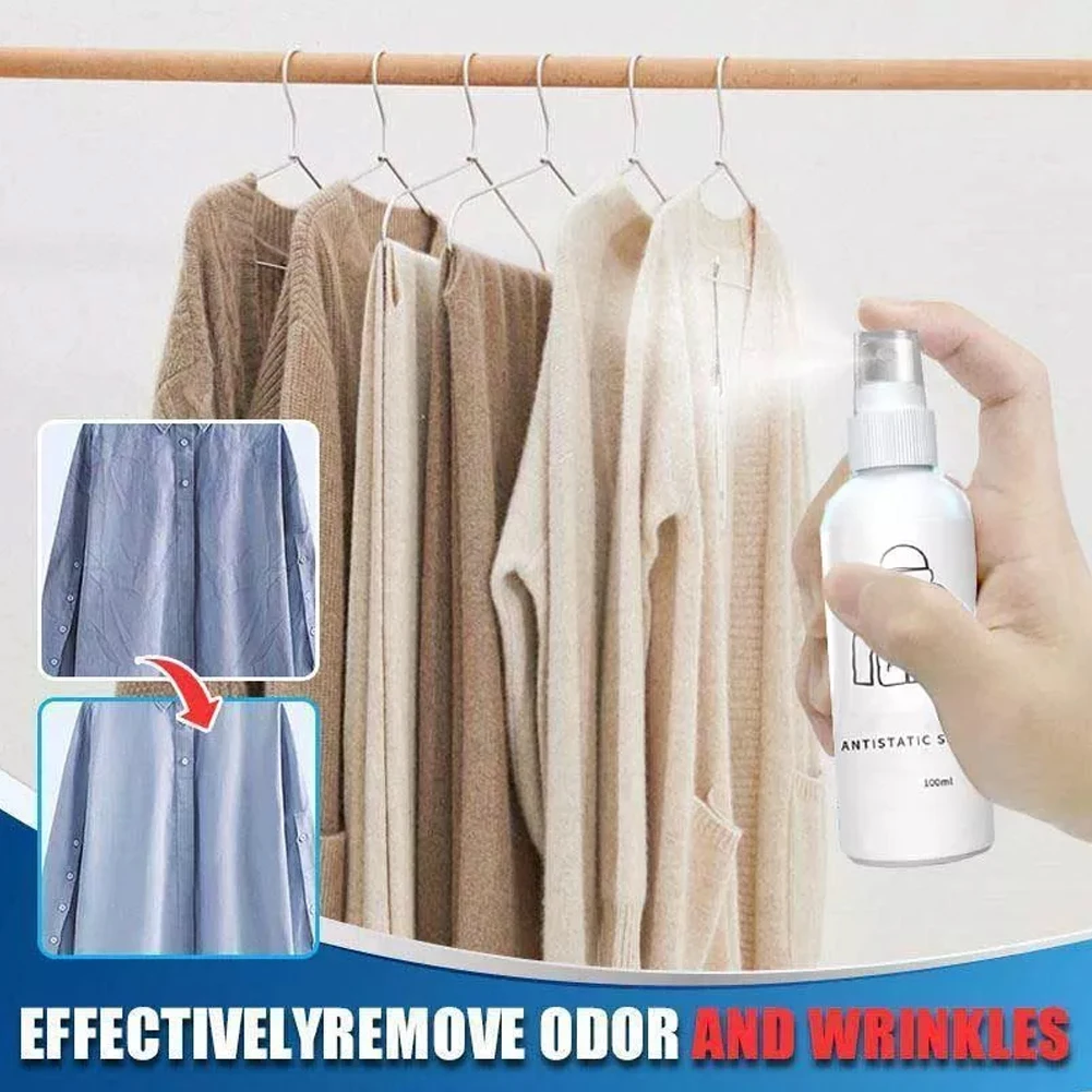 Anti Static Spray 3/5pcs 100g Clothes Static Cling Remover Home Wrinkle/Static Remover Hair Clothing
