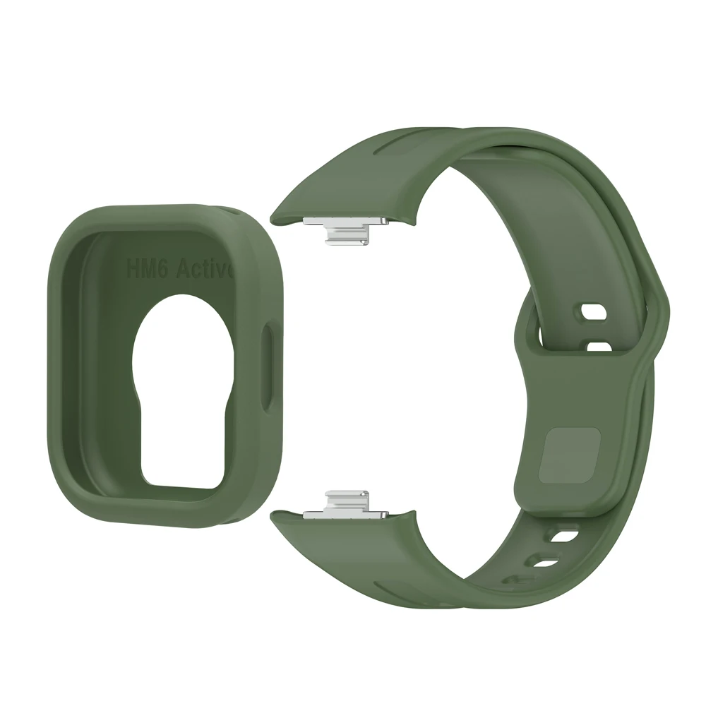 Smartwatch Silicone Case and Band Set - Protective Cover and Replacement Strap