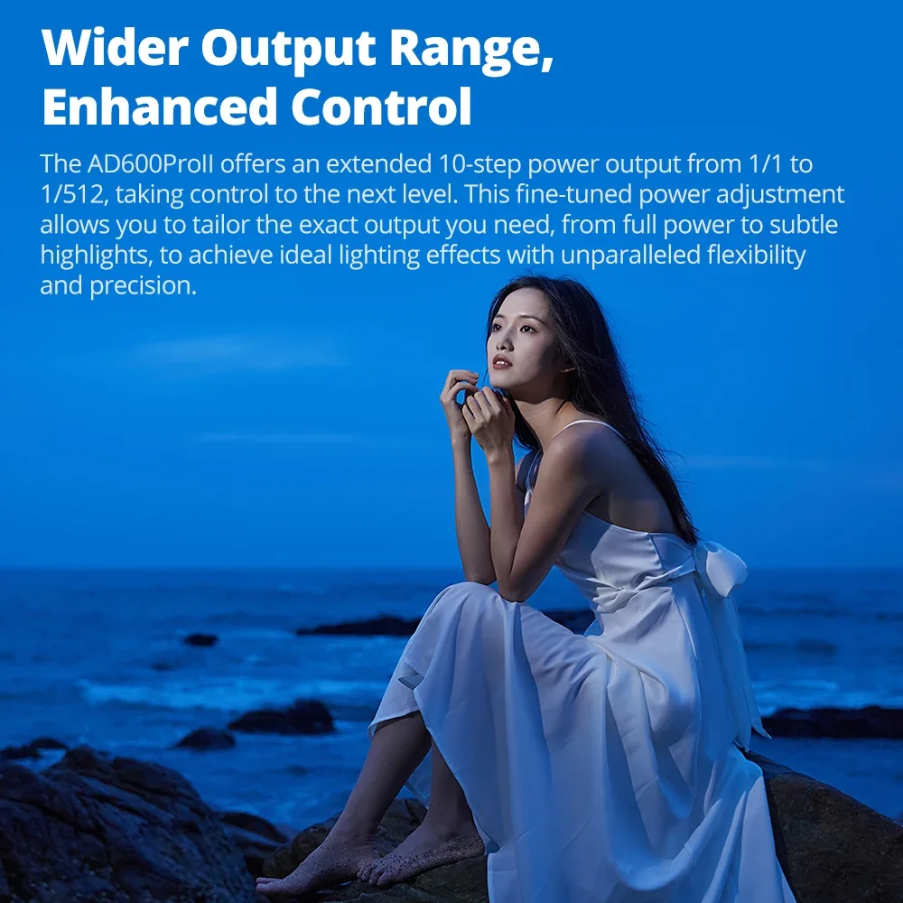Godox 600W AD600PRO II All-in-One Outdoor Flash TTL HSS Built-in Li-on Battery 2.4G Wireless X System Strobe Light for Camera 5