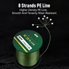LEYDUN 500m Micro New Fishing Lines 8 Strands Braided PE Japan Smooth Multifilament Line Sea Fishing Carp Fly Wire line Tool 5