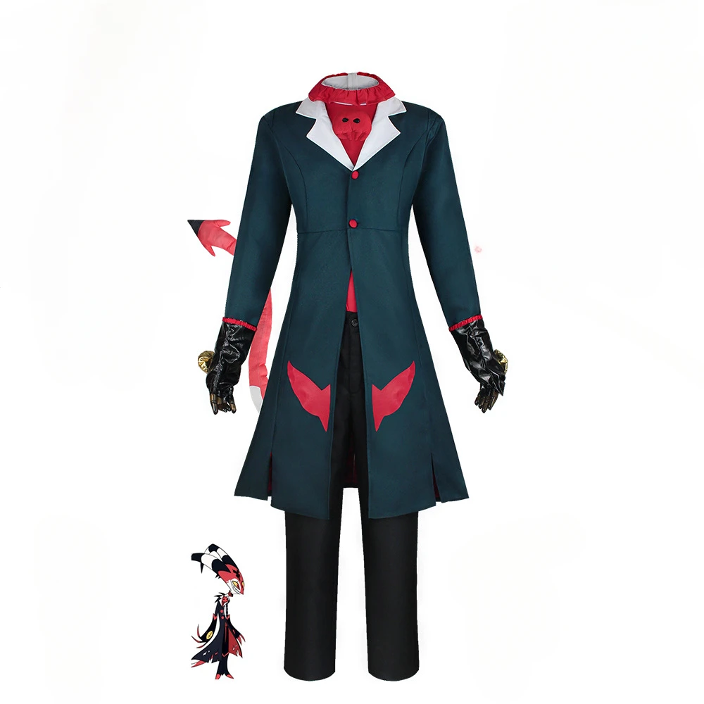 

Hazbine Hotel Helluva Boss Blitzo Cosplay Costumes Halloween Stage Performance Clothing Anime Cosplay Uniform Suit