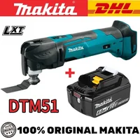 Machine à meuler sans fil Makita DTM51, machine à tailler les bords, machine à rainurer sans balais, pelle électrique, batterie Makita 18V 1