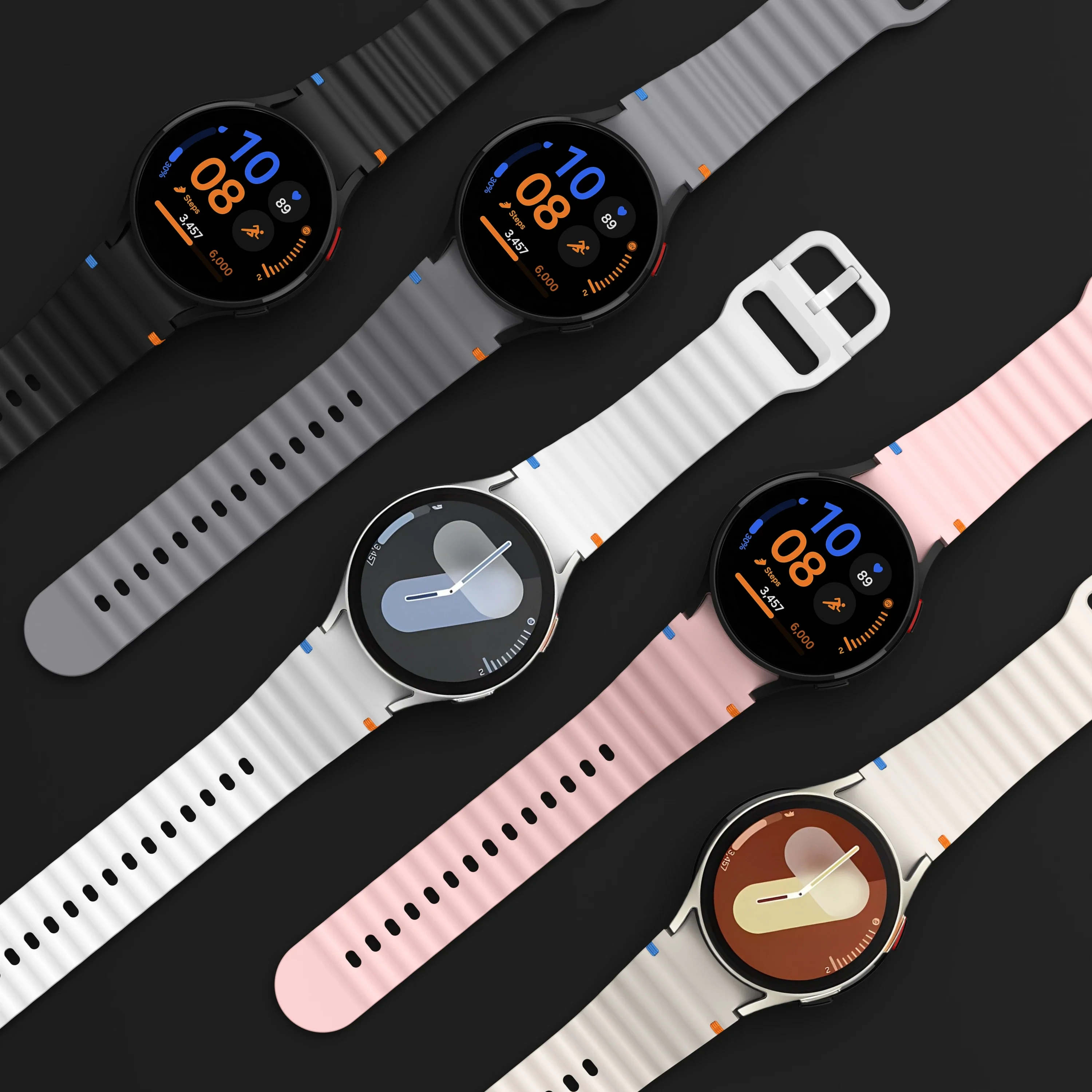 Premium Silicone Strap for Smart Watches - Various Sizes Available