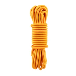 5-Meter Versatile Kayak Elastic Bungee Cord for Paddle Holders and Deck Rigging (Orange 5mm)