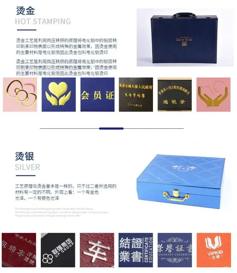 Delivery Spot Case Leather Toolbox Property Contract Key Box Large Capacity Briefcase without Logo